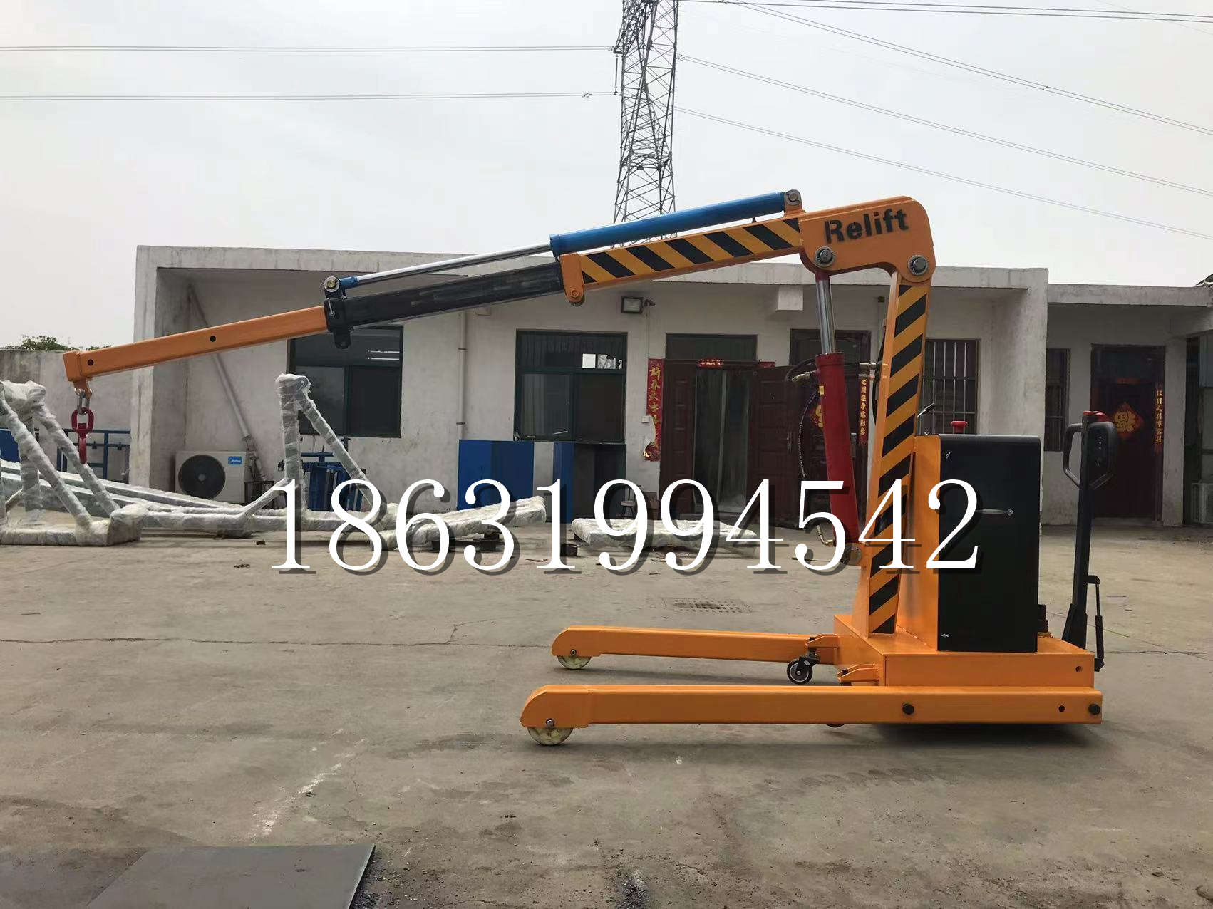 霍州市久征定做3吨三轮随车吊 农用园林绿化移树吊 平板工程用小吊机